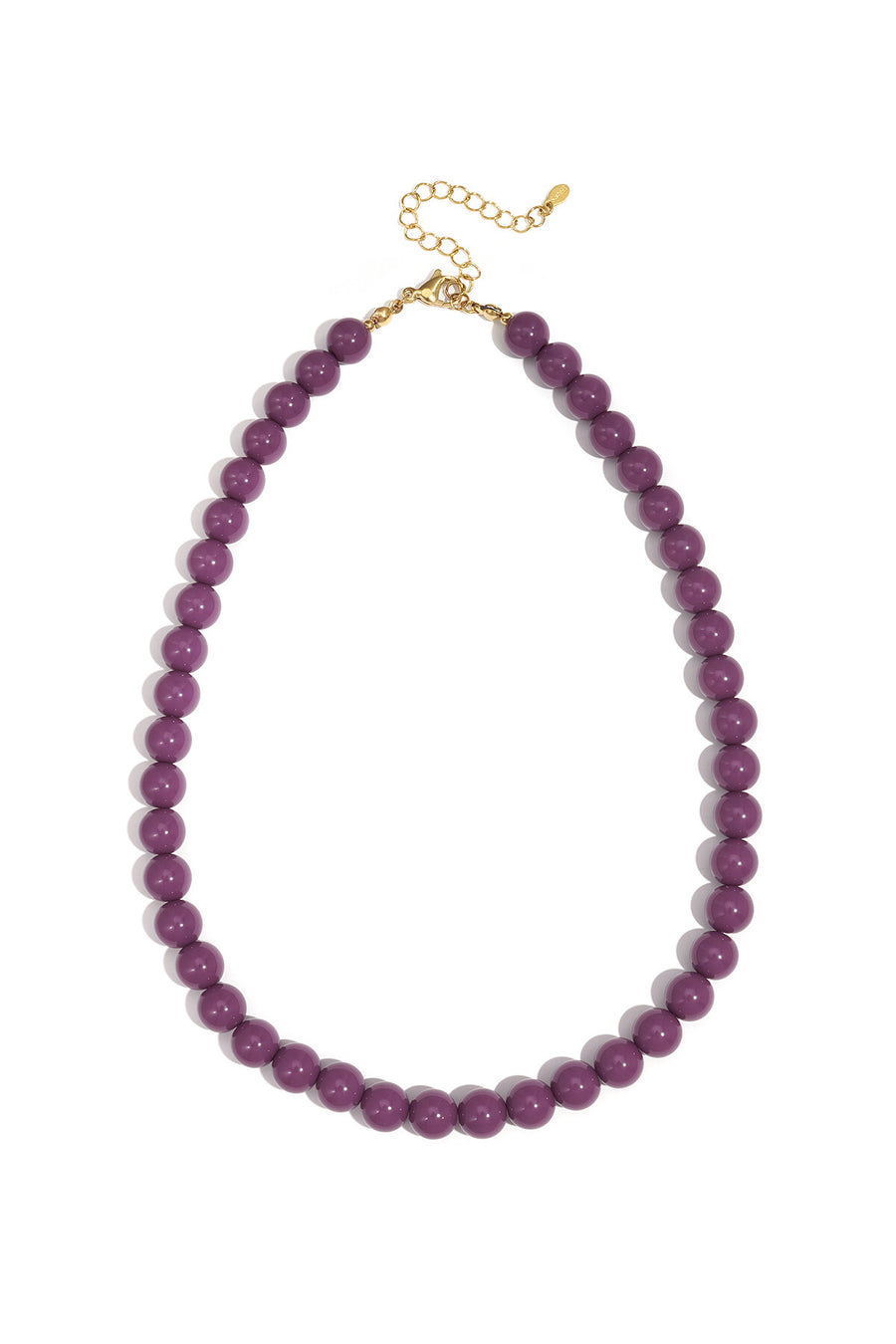 Elegant Resin Beaded Necklace for Everyday Wear