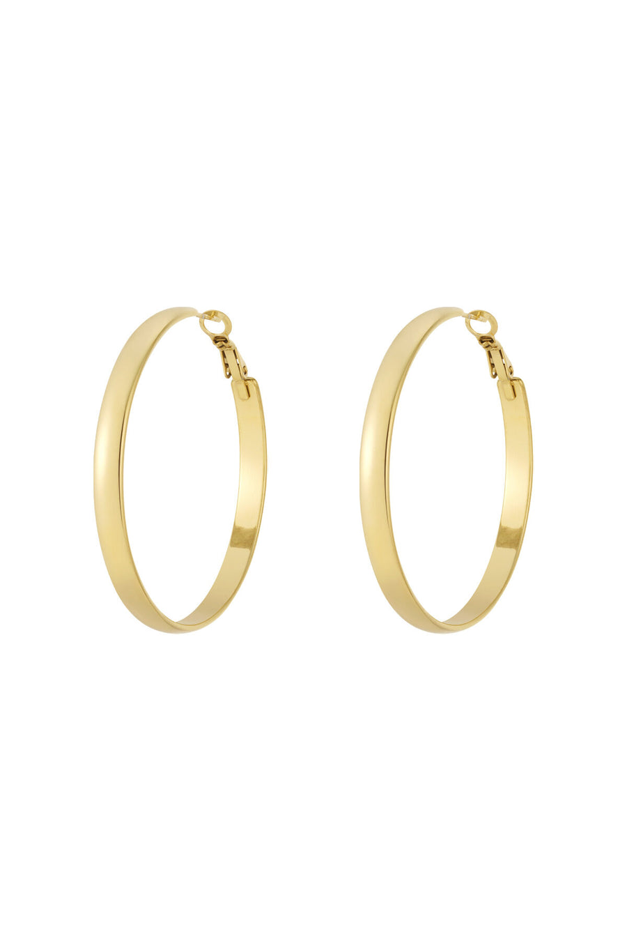 Stylish Stainless Steel Hoop Earrings - All Fit, Simple & Casual