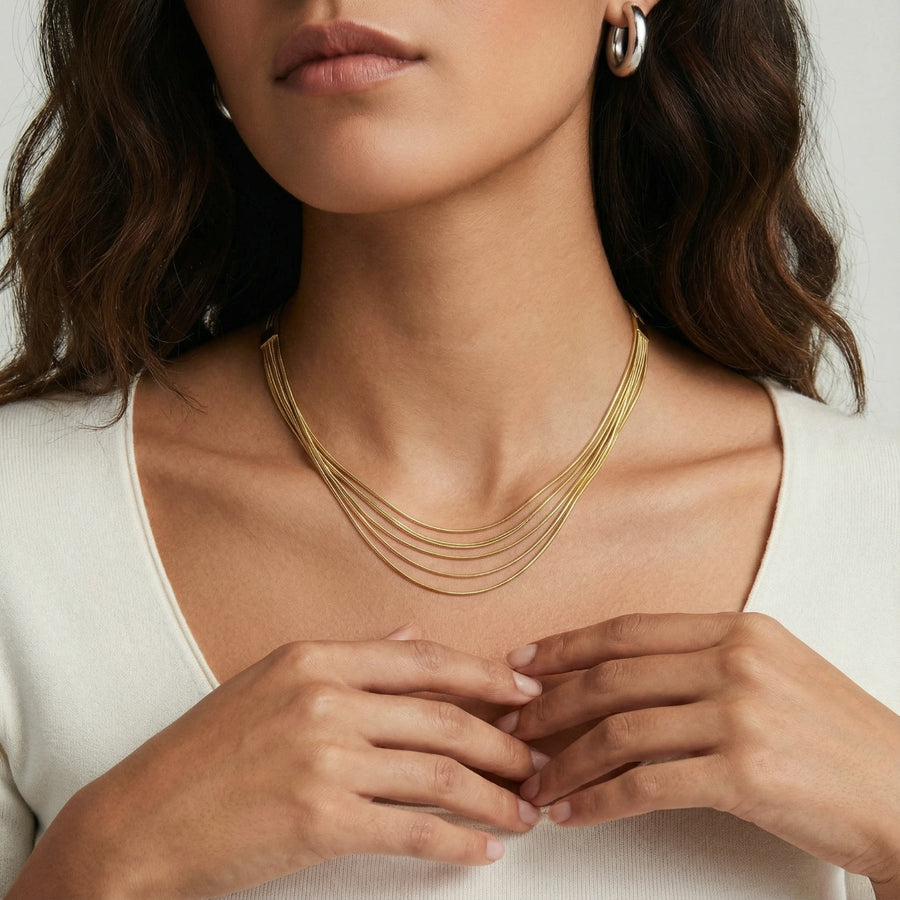 Golden Hour Layered Necklace