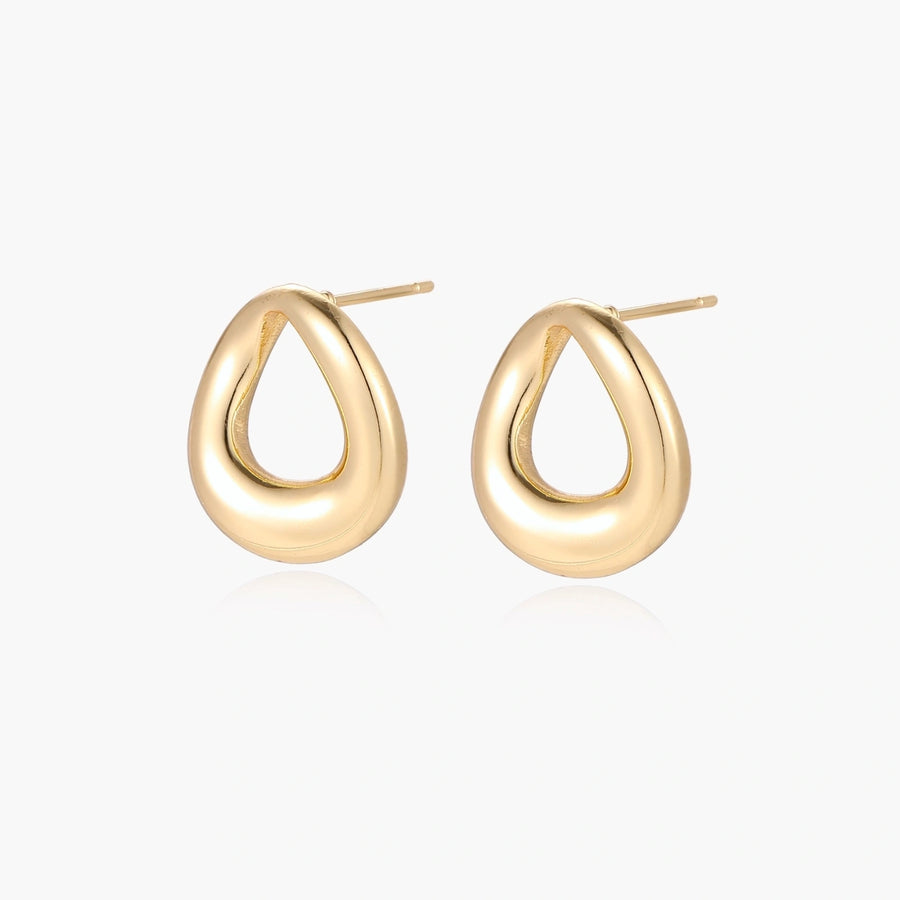 Gold Hoop Earrings | LIZNA GLOW