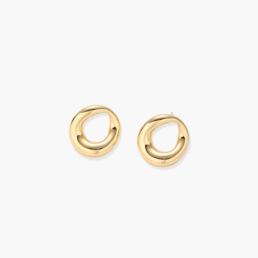 Gold Hoop Earrings | LIZNA GLOW