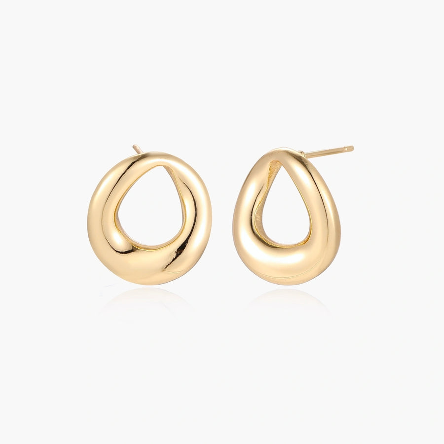 Gold Hoop Earrings | LIZNA GLOW