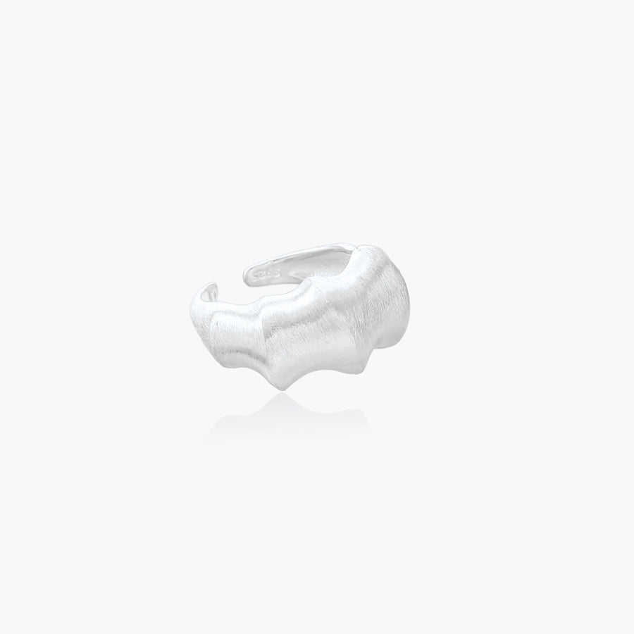 Anillo Declaración de Plata Líquida | LIZNA GLOW