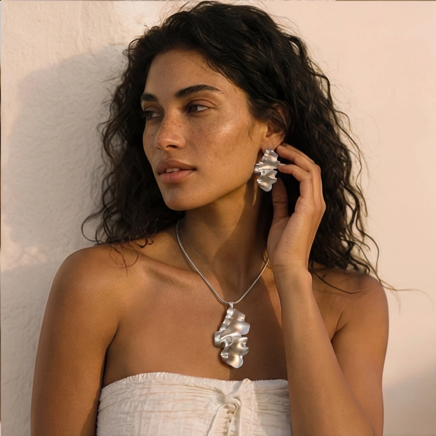 Conjunto de Joyas Ola Fluida