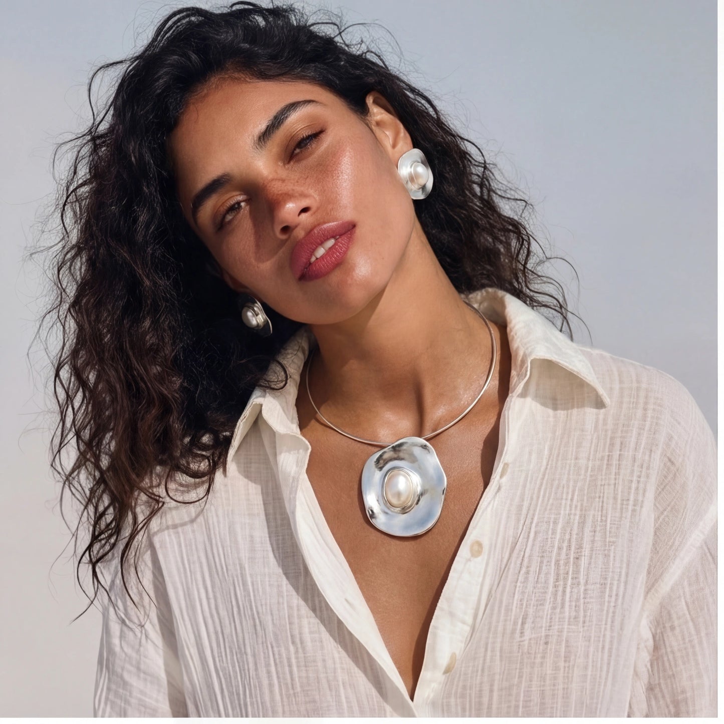 Conjunto Flow de Perlas Barrocas