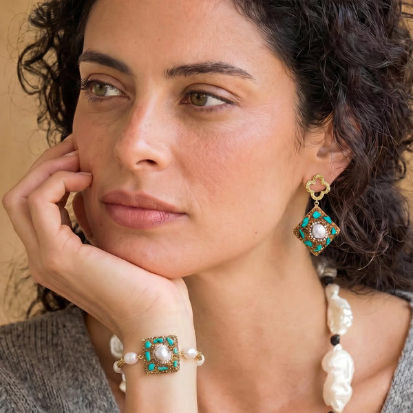 Set Oasis Mística — Pulsera + Pendientes | LIZNA GLOW