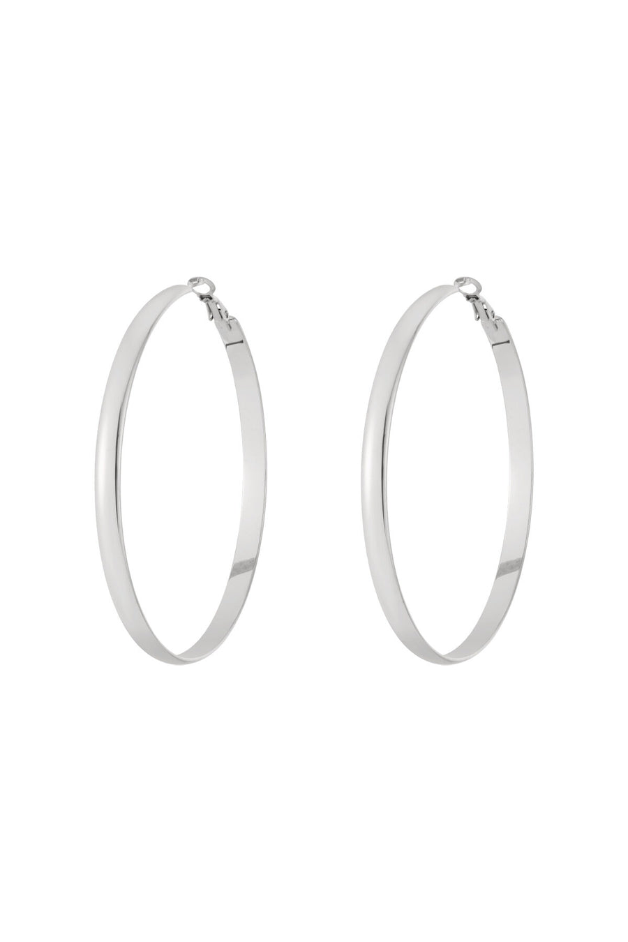 Stylish Stainless Steel Hoop Earrings - All Fit, Simple & Casual