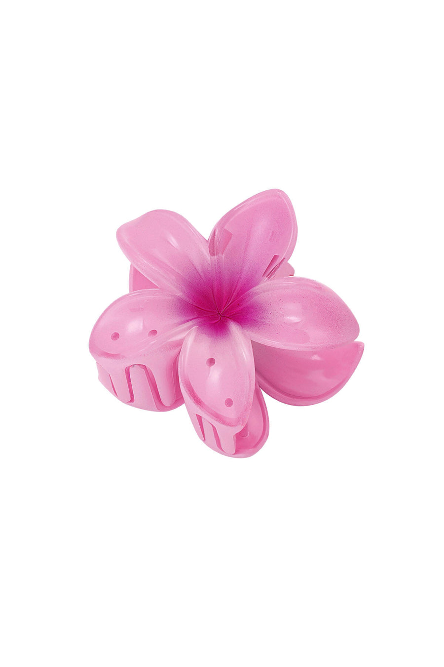 Charming Plastic Flower Hair Clips for Women