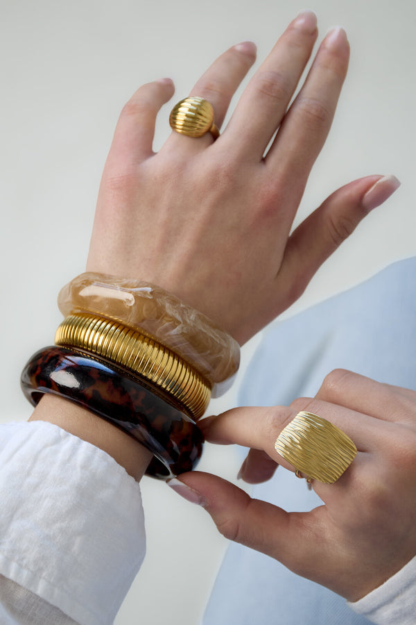 Leopard Resin Bracelet lifestyle