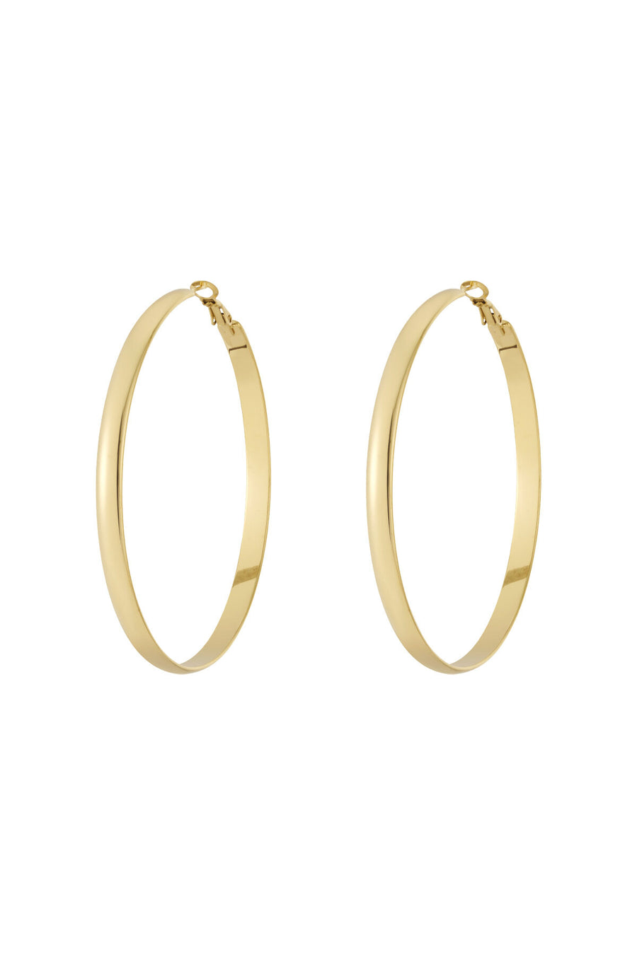 Stylish Stainless Steel Hoop Earrings - All Fit, Simple & Casual