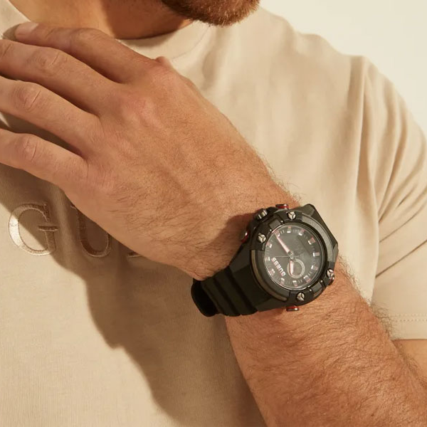 Reloj Guess G-Force GW0269G3 — Ana-Digi Negro · 47 mm