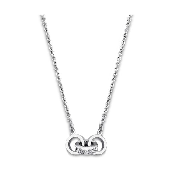 Collar Lotus Style LS1981-1/1 Mujer — Acero Plateado · 45 cm