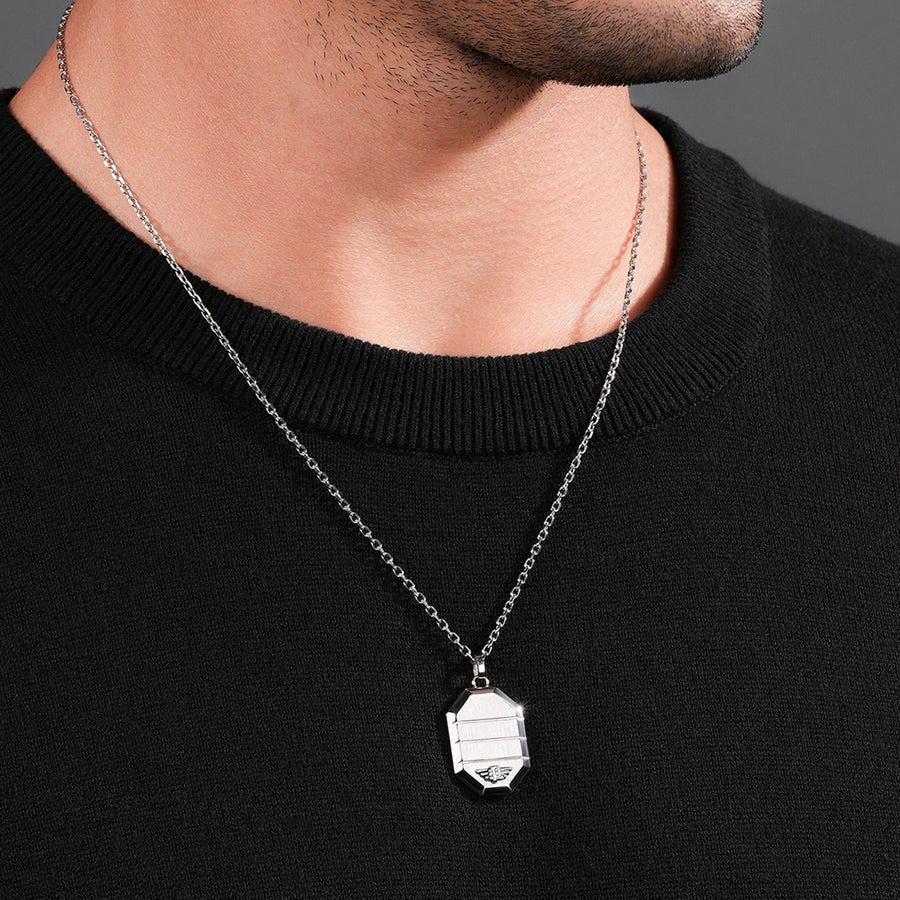 Collar Police Revelry PEAGN0033304 — Metal Color Acero · 50 cm