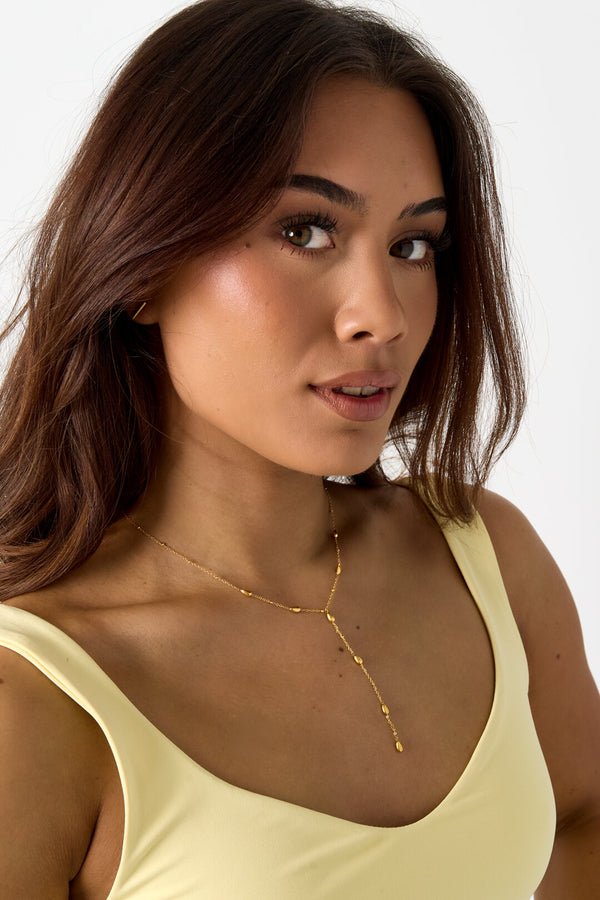 Collar Forma de Y con Piedras | LIZNA GLOW lifestyle