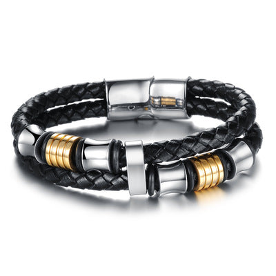 Pulsera trenzada cierre magnetico para hombre — LIZNA ONIX