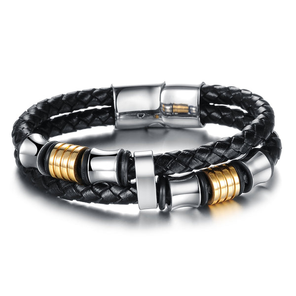 Pulsera Trenzada Cierre Magnetico Hombre | LIZNA ONIX lifestyle