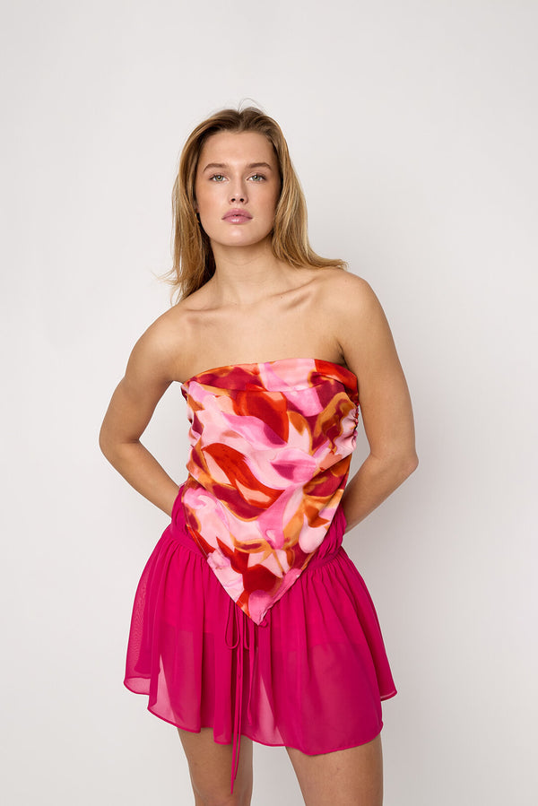Gimme Red Sleeveless Summer Top - 3-Piece Set lifestyle
