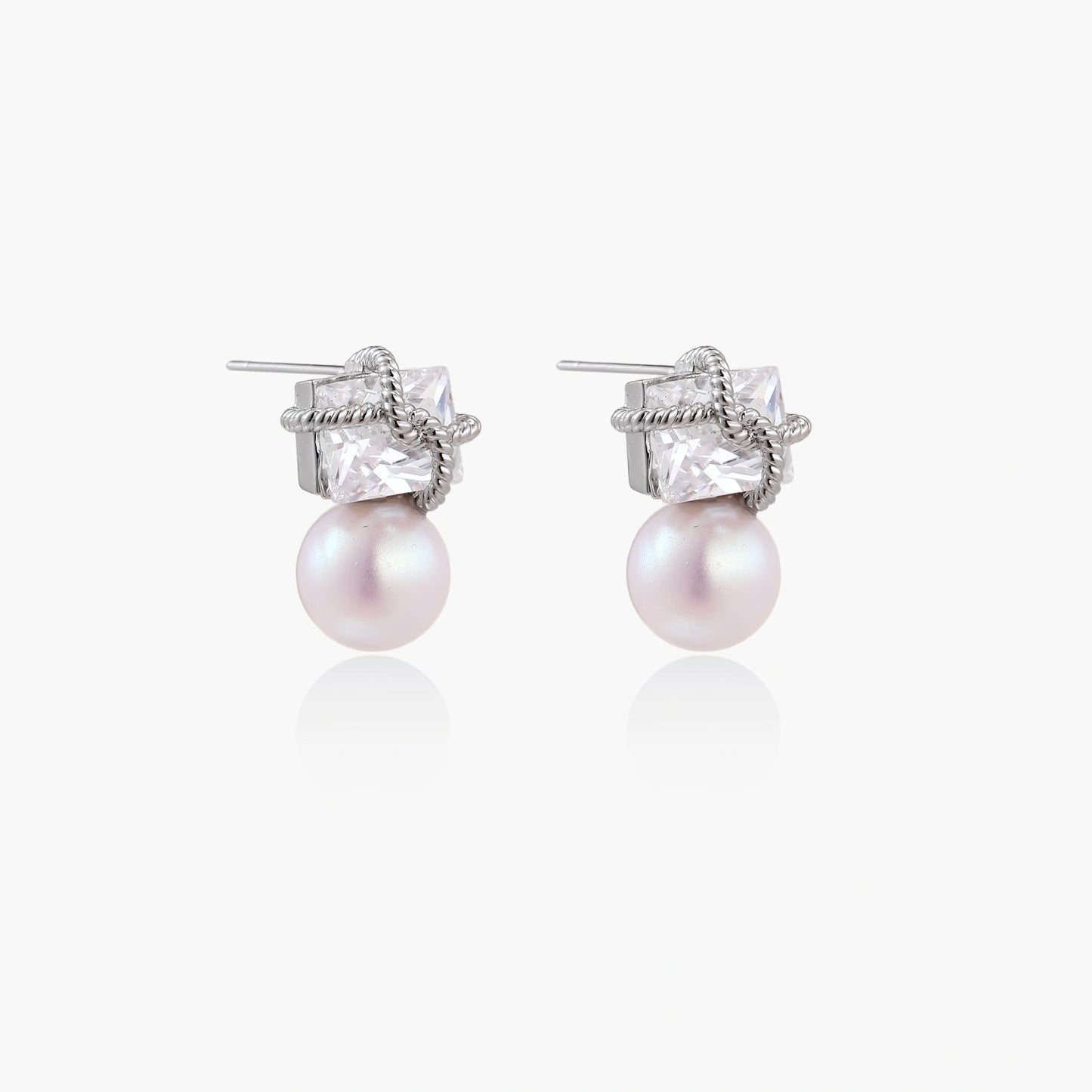 Pendientes Colgantes de Perla Stardust
