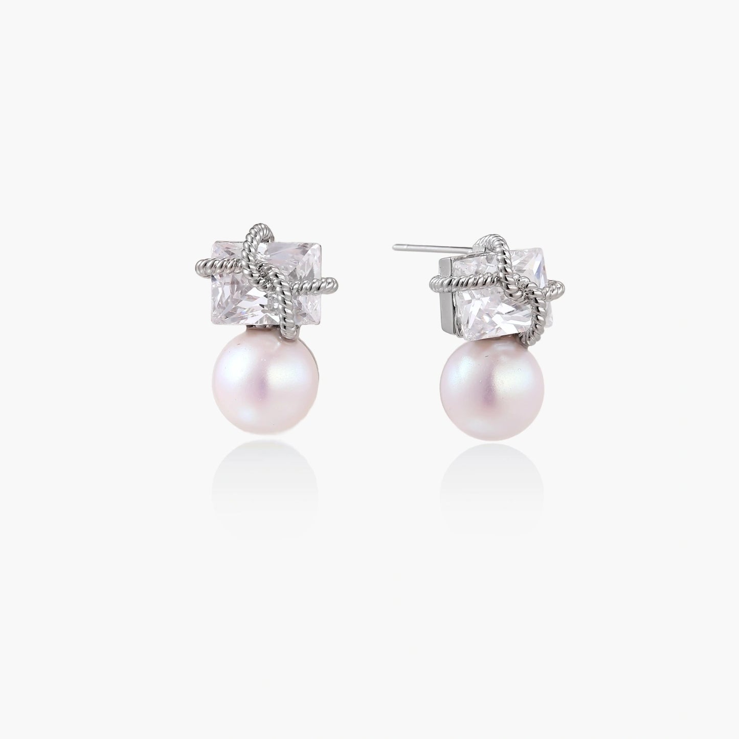 Pendientes Colgantes de Perla Stardust