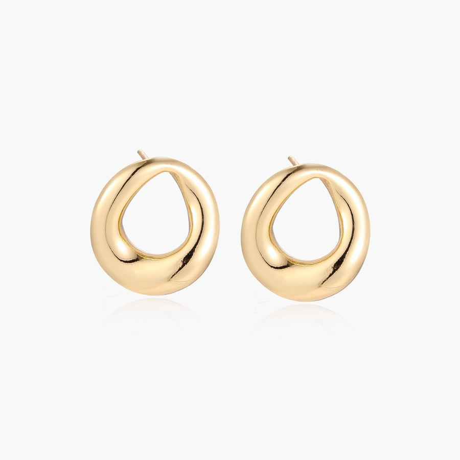 Gold Hoop Earrings | LIZNA GLOW