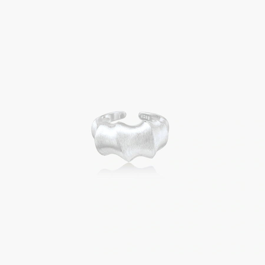 Anillo Declaración de Plata Líquida | LIZNA GLOW