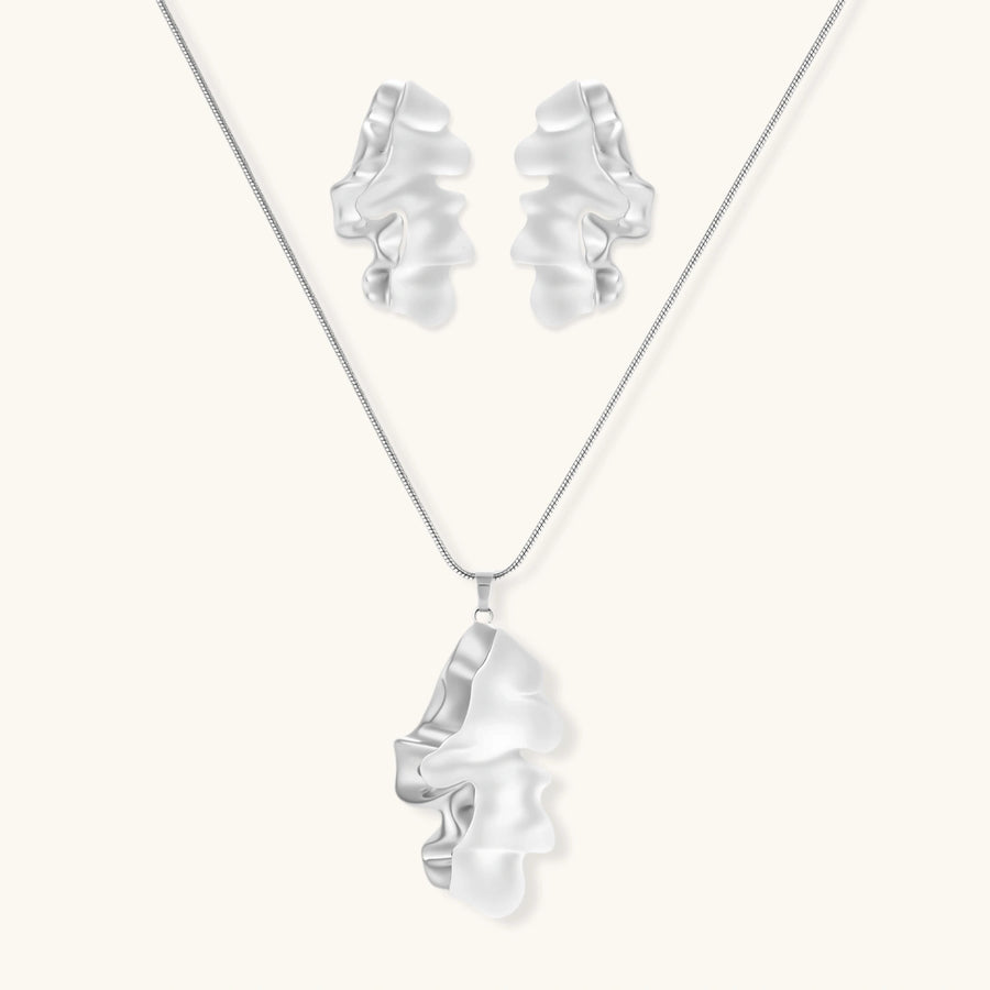 Fluid Wave Jewelry Set