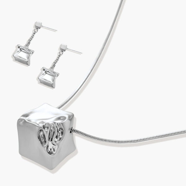 Crushed Cube Jewelry Set | LIZNA GLOW lifestyle