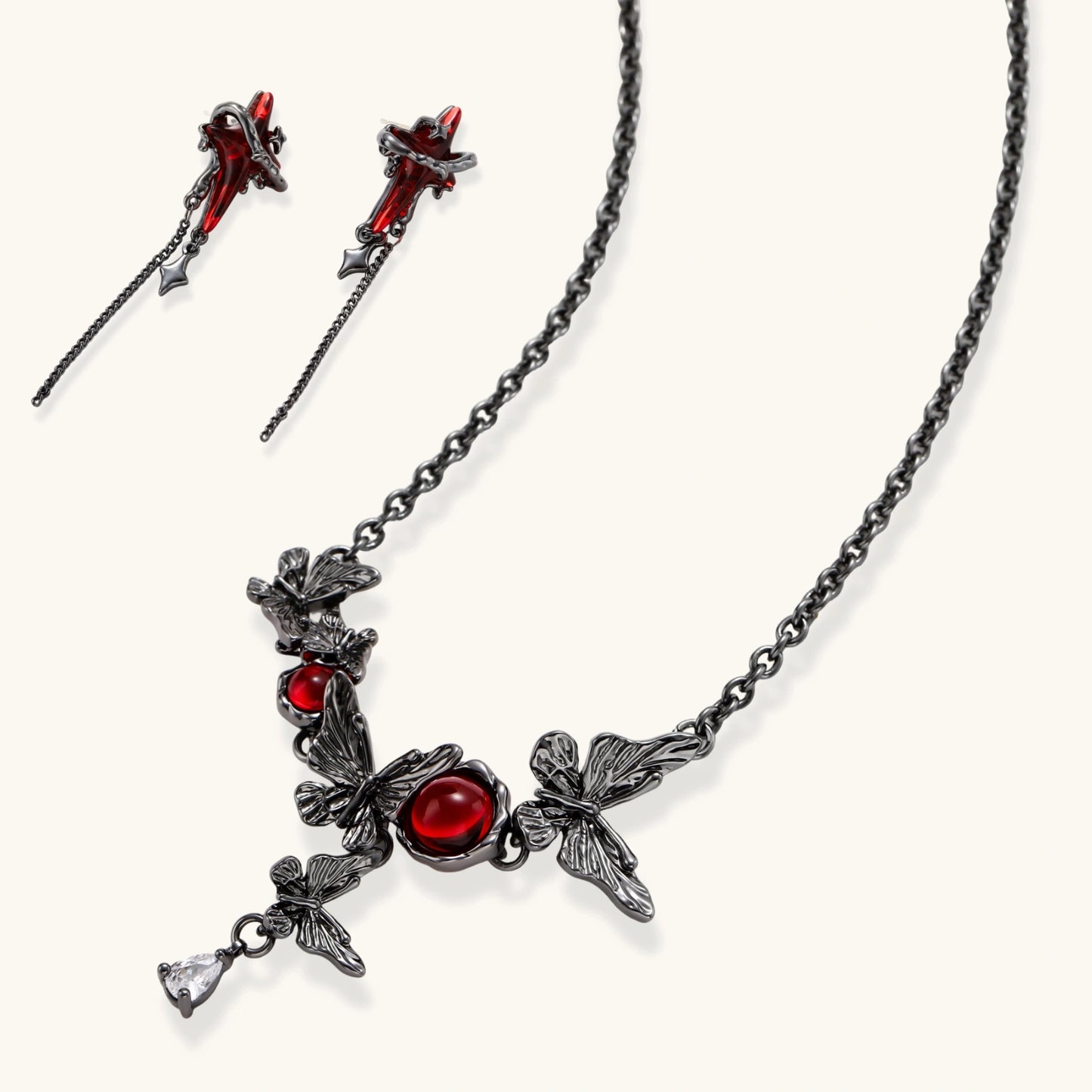 Conjunto Daga Carmesí