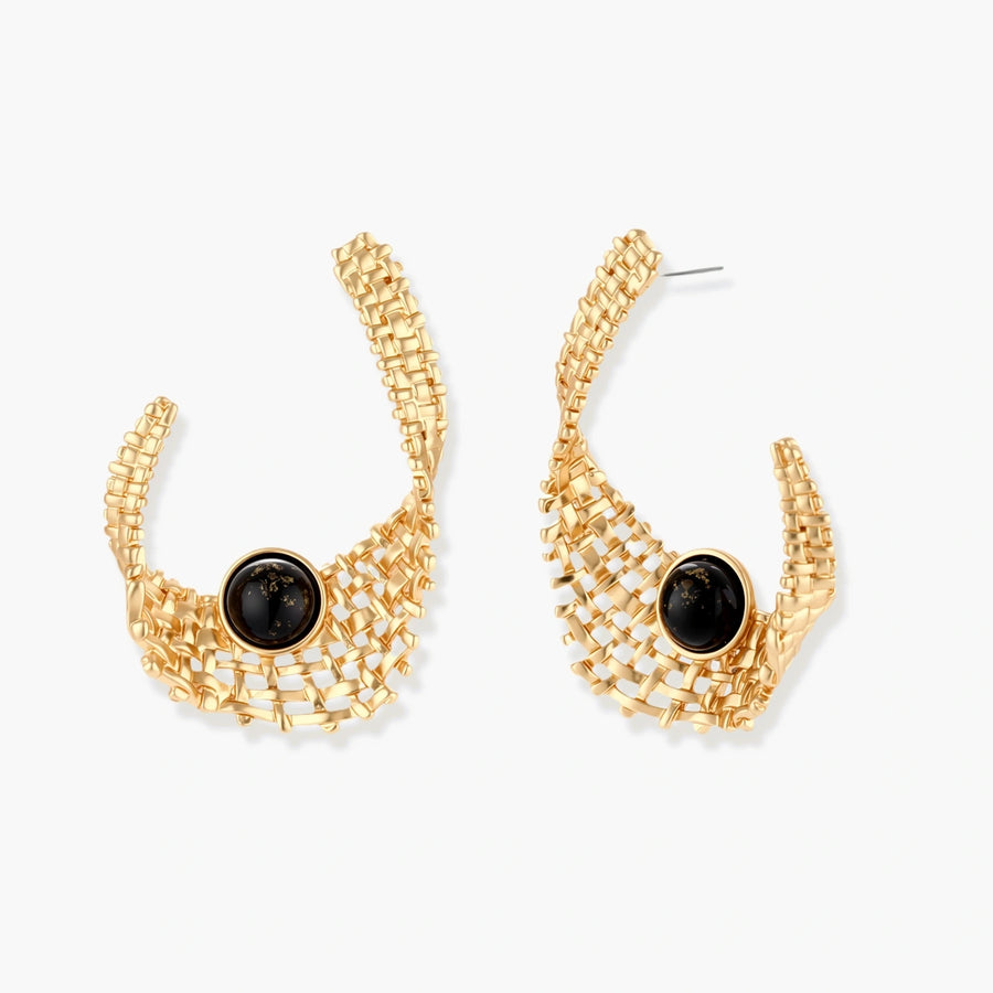 Sculptural Mesh Earrings