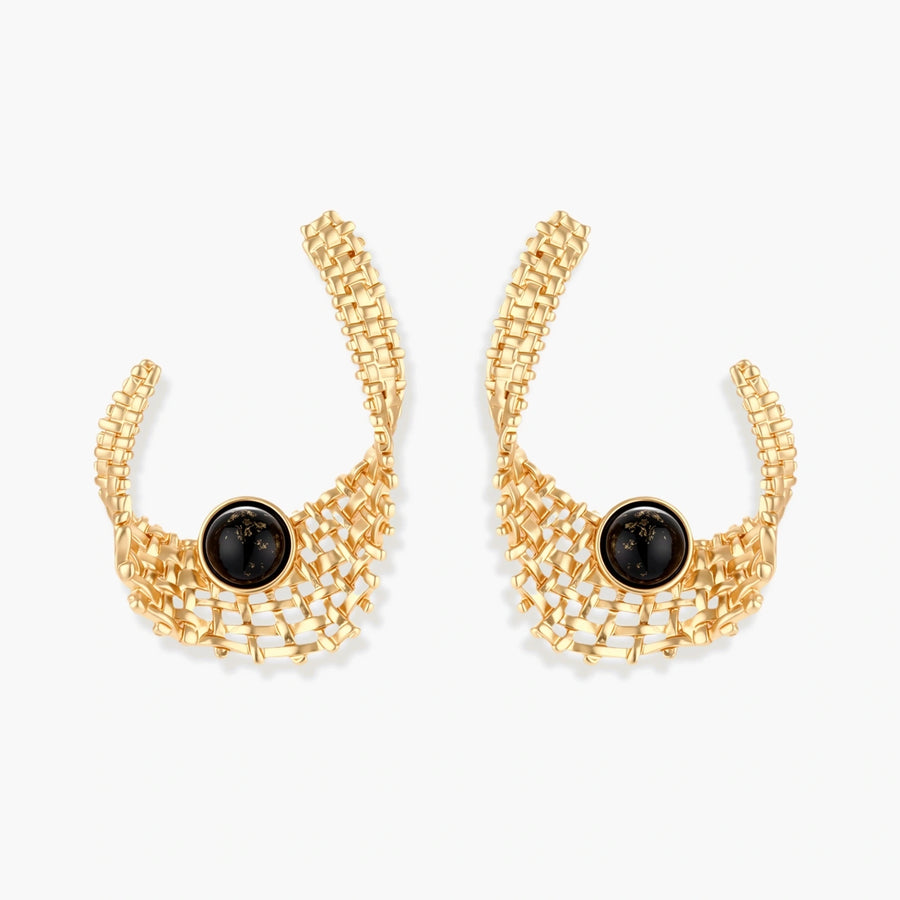 Sculptural Mesh Earrings