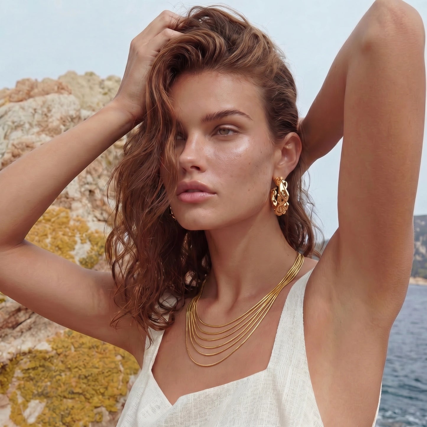 Collar de Capas Golden Hour