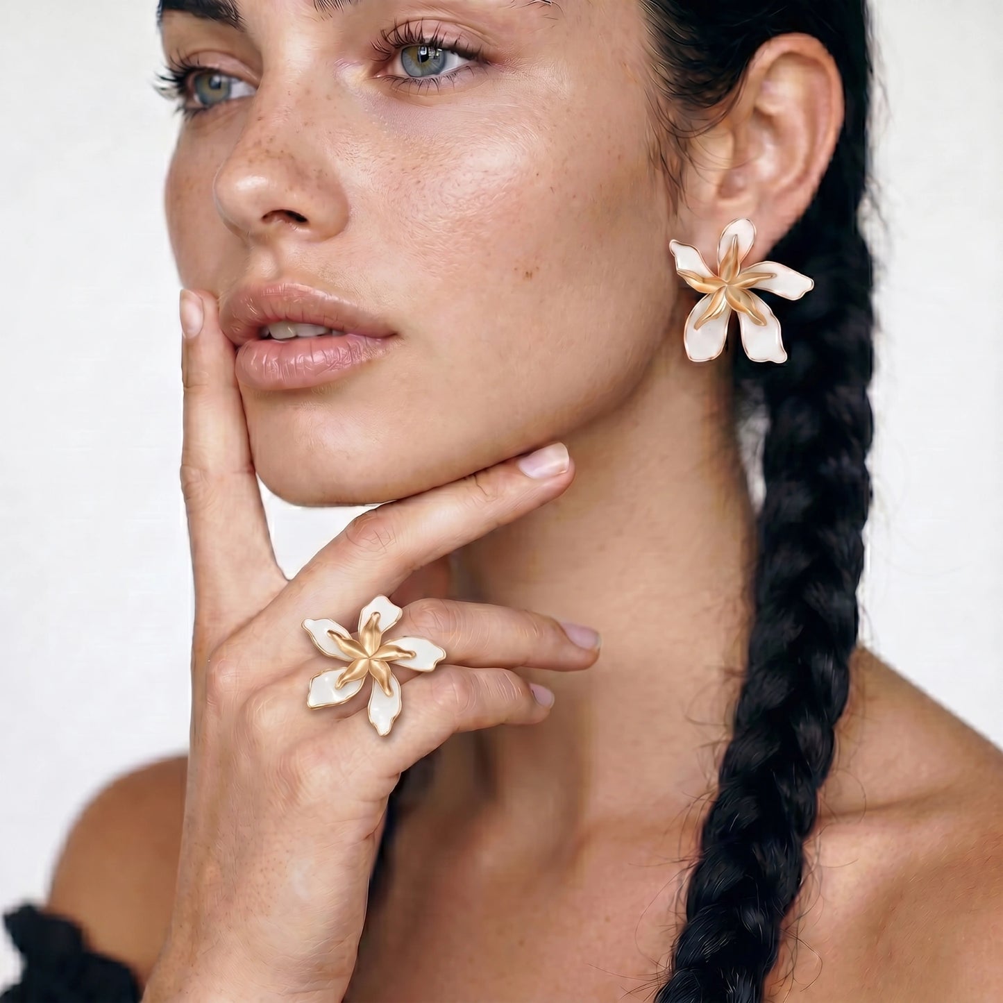 Pendientes Statement Garden Dreams