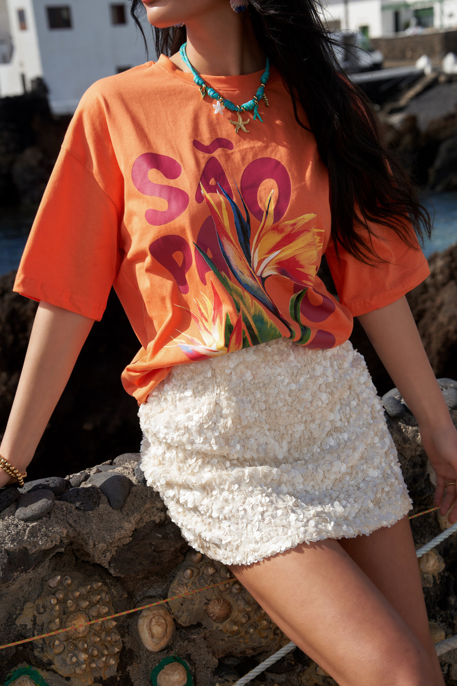 Camiseta tropical de Sao Paulo