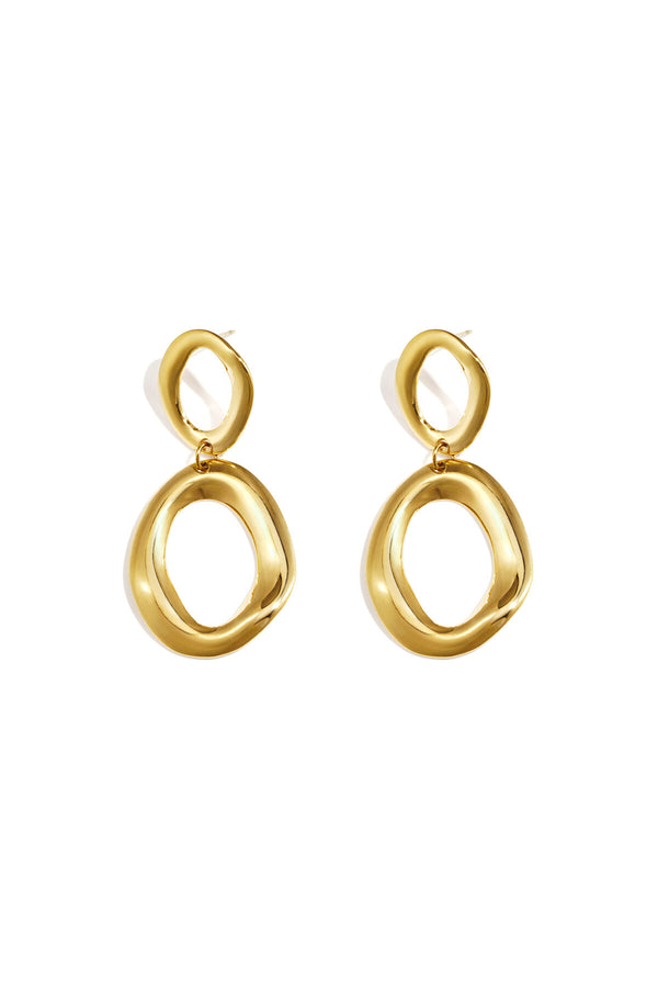 Stylish Stainless Steel Drop Earrings for Women