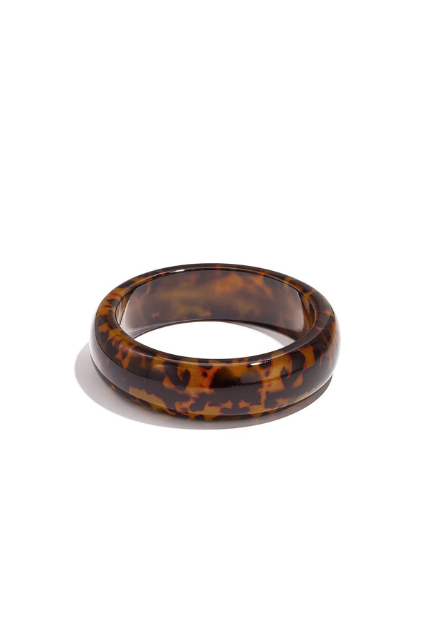Leopard Resin Bracelet