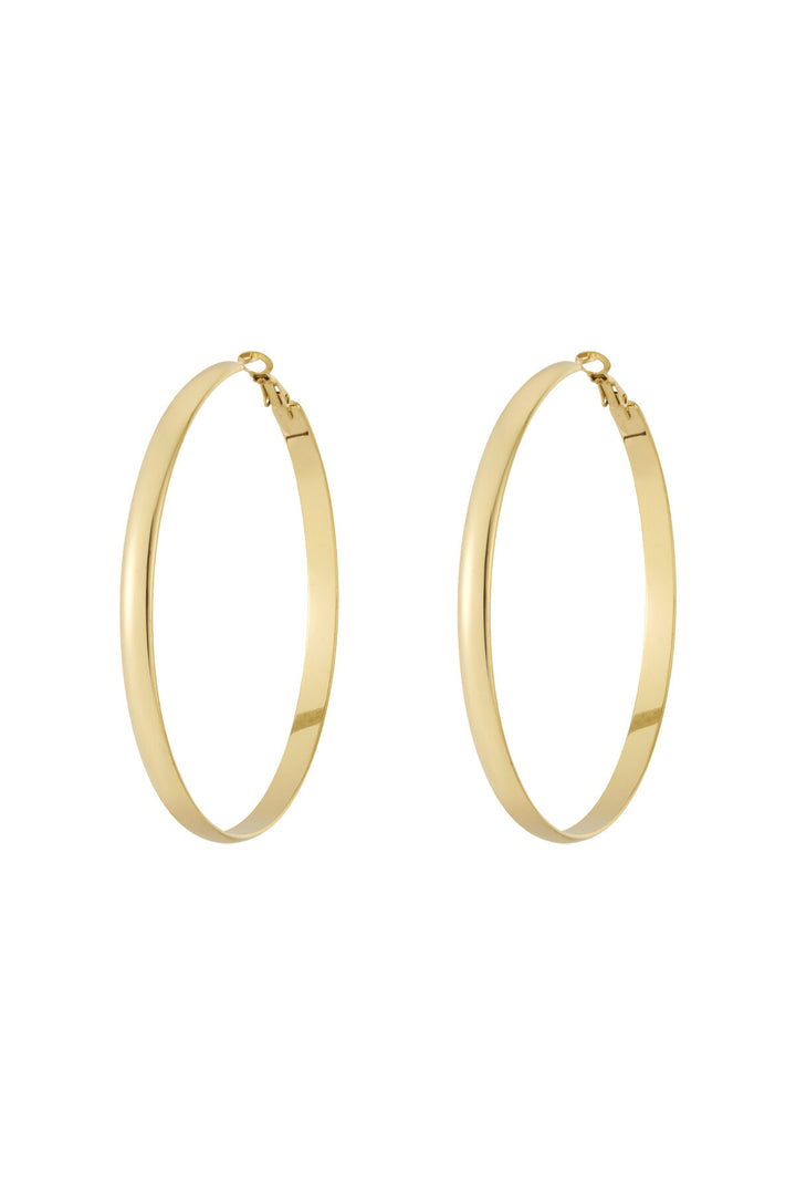 Stylish Stainless Steel Hoop Earrings - All Fit, Simple & Casual
