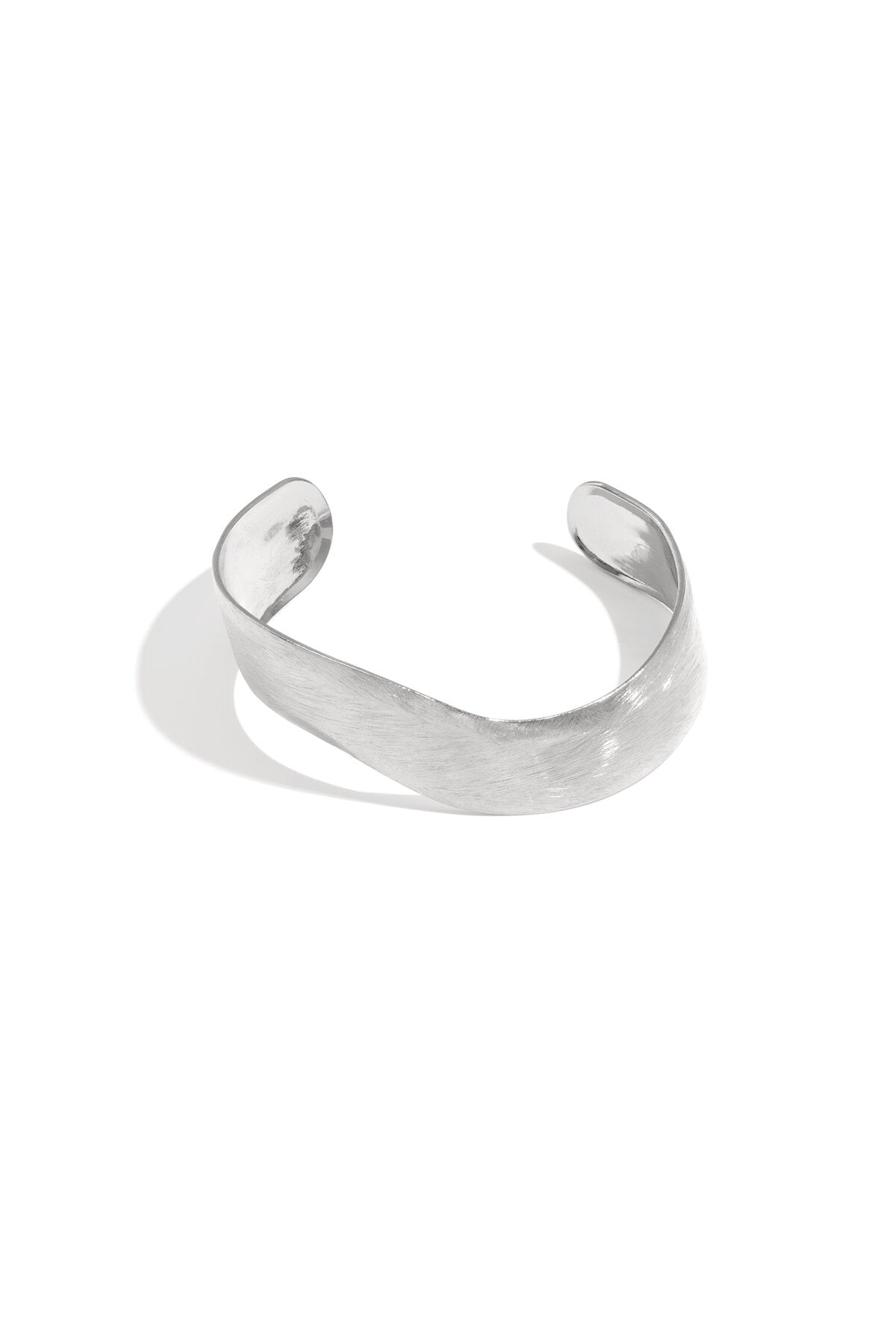 Brazaletes de acero inoxidable de forma irregular, estilo casual y sencillo para uso diario. Joyería para mujer.