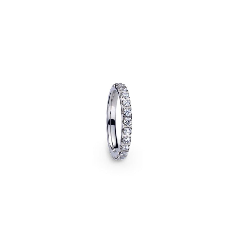 Anillo AN Jewels AR.R1NS10SCZ-7 Mujer — Acero · Talla 7