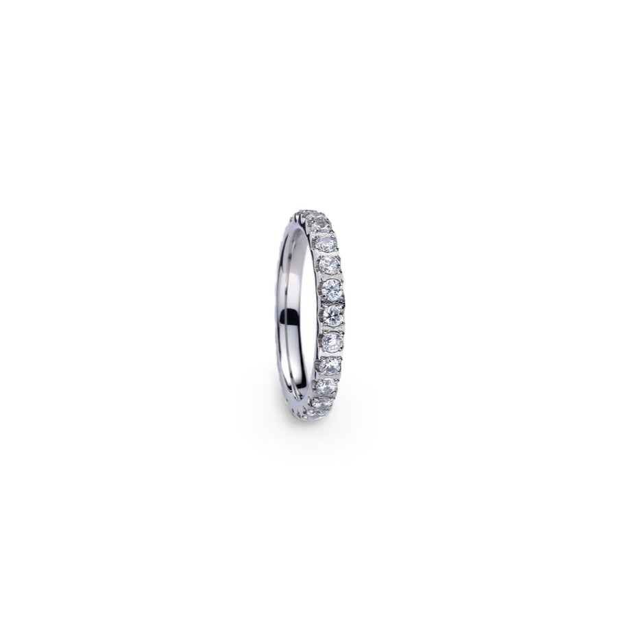 Anillo AN Jewels AR.R1NS10SCZ-8 Mujer — Acero · Talla 8