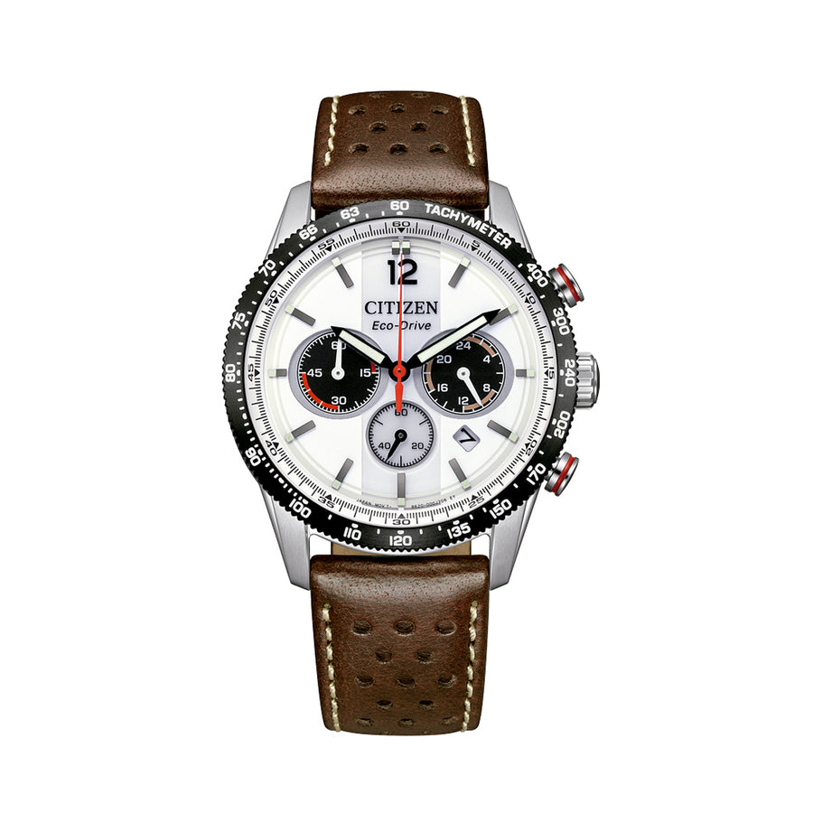 Reloj Citizen Chrono Racing CA4714-04A — Eco-Drive B620 · 39,5 mm · 10 bar