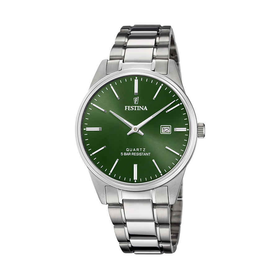 Reloj Festina Classics F20511/5 — Esfera Verde · 39,3 mm