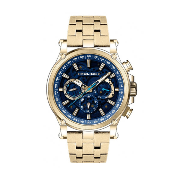 Reloj Police Taman PEWJK2110801 — Acero Dorado · 47 mm · 5 ATM