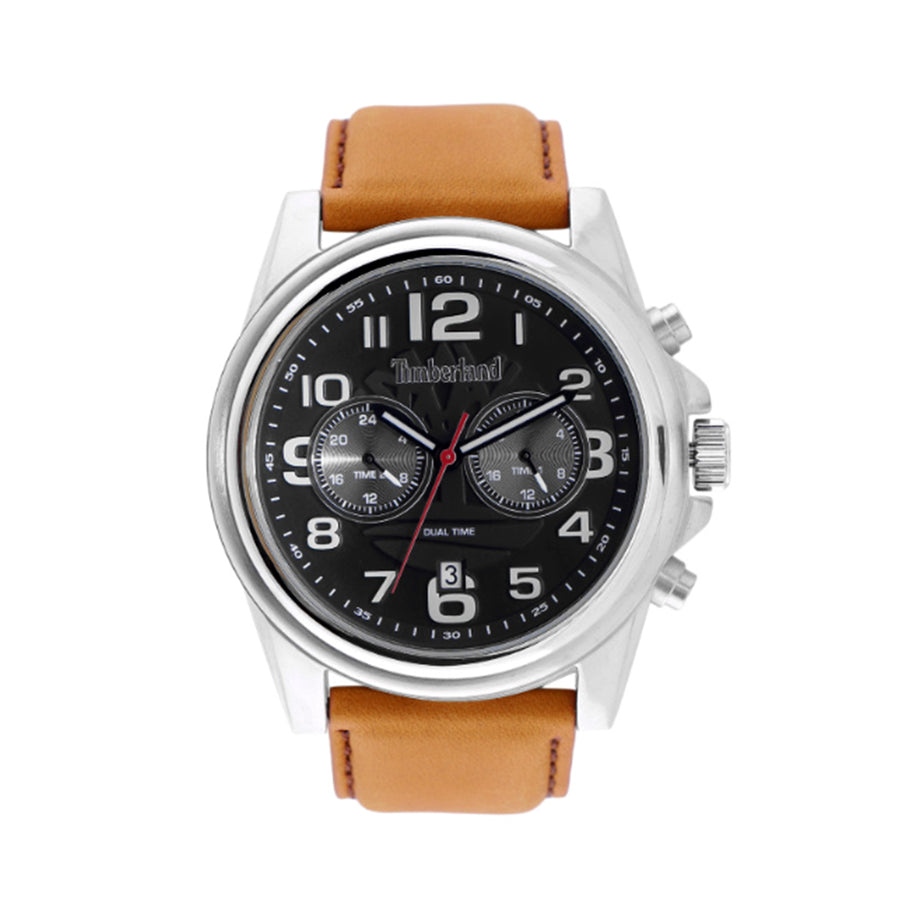Reloj Timberland Pickett TBL14518JS02 — Acero y Piel · 46 mm
