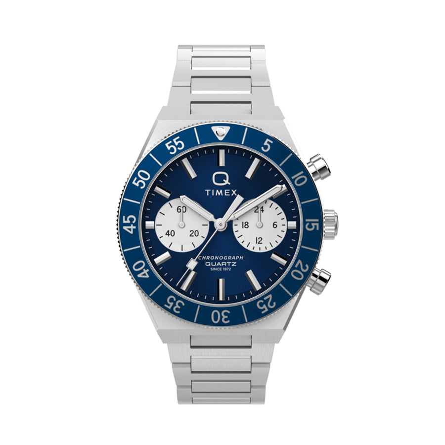 Reloj Q Timex Continental TW2Y55900 — Meca-Quartz · 40 mm · 10 ATM