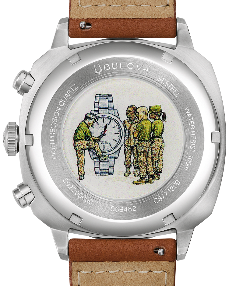 Bulova Military VWI 96B482 vista frontal