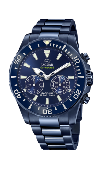 Reloj Jaguar Connected J930/1 — Hybrid Acero Azul · Zafiro · 45,7 mm · 20 ATM