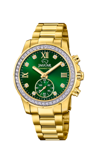 Reloj Jaguar Connected Lady J983/5 — Mujer · Oro IP · Zafiro · 36,5 mm · 5 ATM